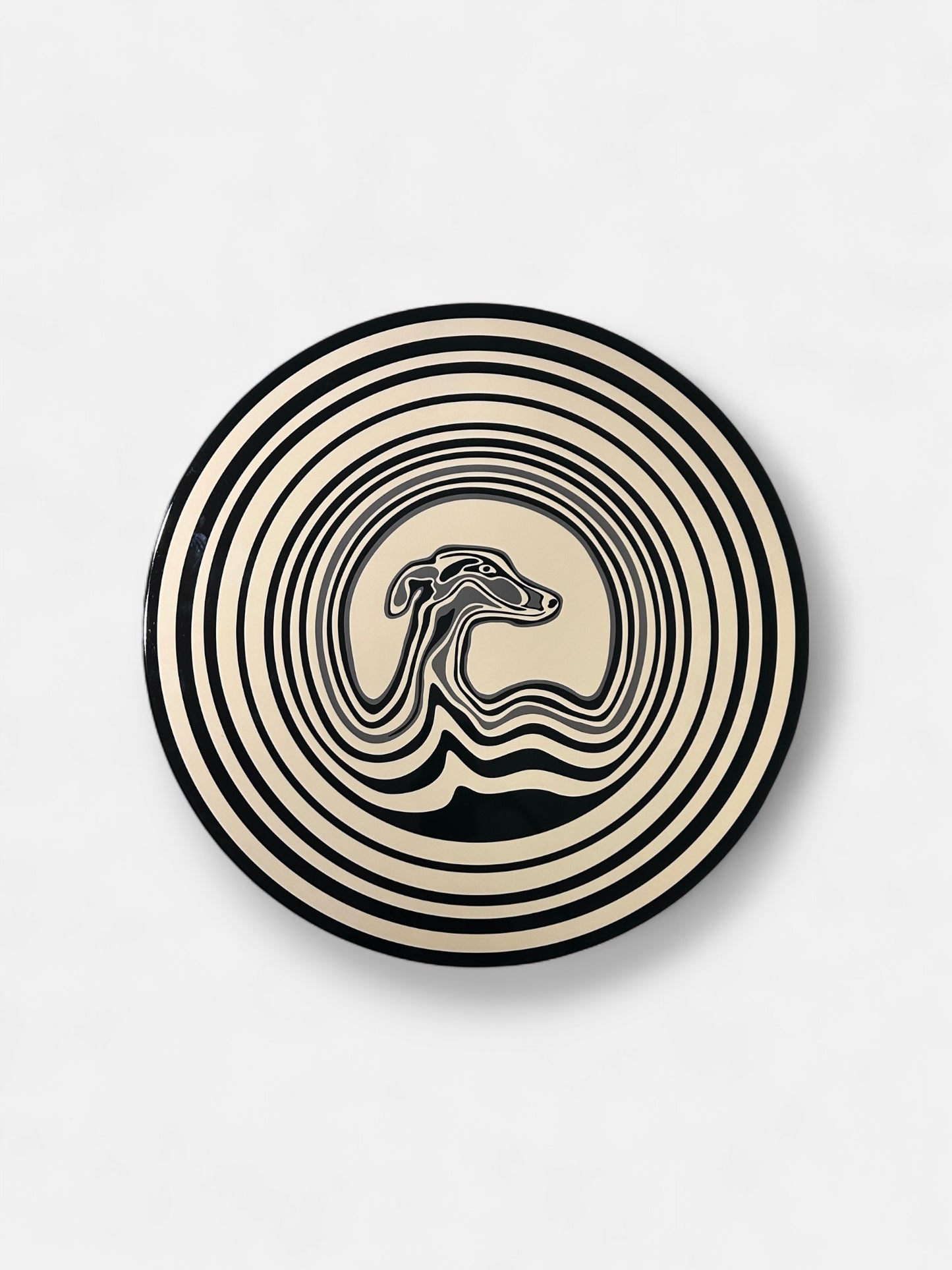 PLATO GIRATORIO ANIMALES NEGRO