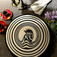 PLATO GIRATORIO ANIMALES NEGRO