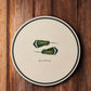MANTEL INDIVIDUAL PLUMAS VERDES