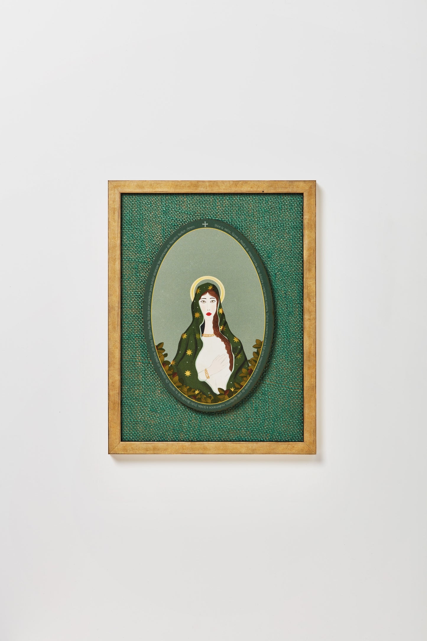 CUADRO VIRGEN MARÍA MANTO VERDE | CVM02_B.jpg