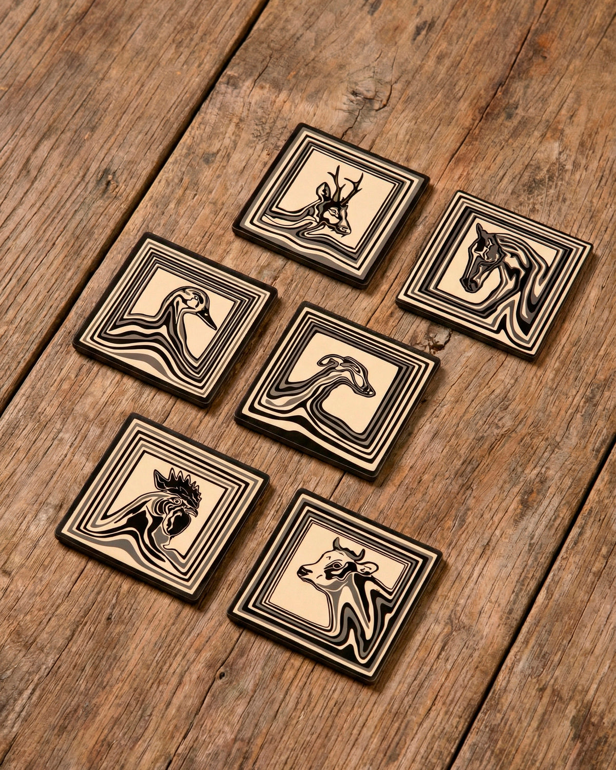 POSAVASOS ANIMALES