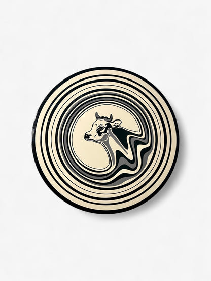 PLATO GIRATORIO ANIMALES NEGRO